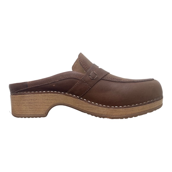 Dansko New Women's Bel Mule Clog Brown Leather size 38 - Picture 4 of 14
